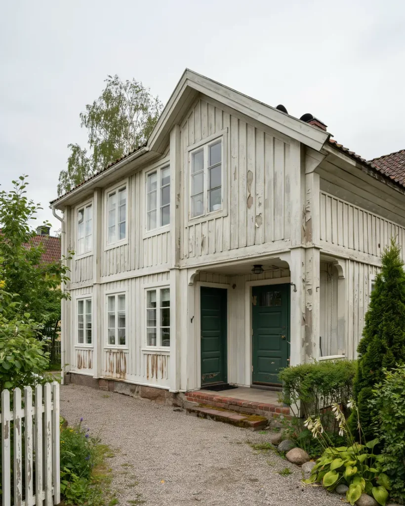 m la om fasaden i r tt tid s uppt cker du tecken p att huset beh ver ny f rg